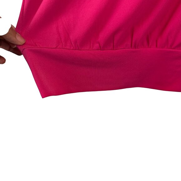 JM Collection Large Long-Sleeve Rhinestone Embellishments Fuchsia - Picture 9 of 13